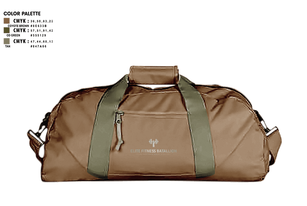 Duffle Bag, ELITE BATALLION, Cross Country, Teamtime, Team time, sublimation, custom sports apparel, team uniforms, spirit wear, spiritwear, sports uniforms, custom shirts, team store, custom team store, fundraiser sports, apparel fundraiser
