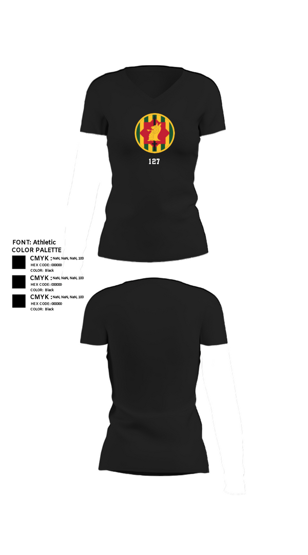 Women's Short Sleeve Vneck Shirt, 127, Army, Teamtime, Team time, sublimation, custom sports apparel, team uniforms, spirit wear, spiritwear, sports uniforms, custom shirts, team store, custom team store, fundraiser sports, apparel fundraiser
