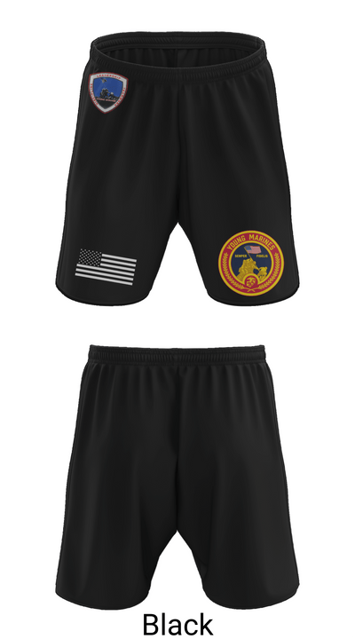 Lancaster County Young Marines 89976049 Athletic Shorts With Pockets - 29
