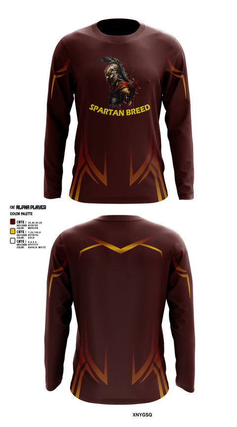 Long Sleeve Performance Shirt, West Tampa spartans, , Teamtime, Team time, sublimation, custom sports apparel, team uniforms, spirit wear, spiritwear, sports uniforms, custom shirts, team store, custom team store, fundraiser sports, apparel fundraiser