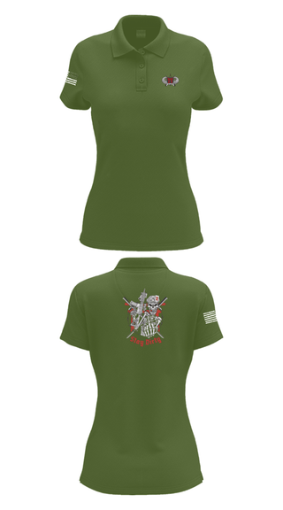 Women's Short Sleeve Performance Polo, Dirty Deuce, , Teamtime, Team time, sublimation, custom sports apparel, team uniforms, spirit wear, spiritwear, sports uniforms, custom shirts, team store, custom team store, fundraiser sports, apparel fundraiser