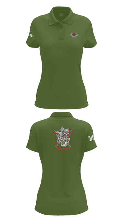 Dirty Deuce 1357112 Women's Short Sleeve Performance Polo  - 55