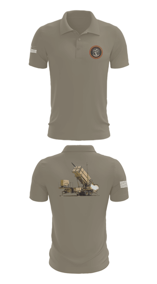 Short Sleeve Performance Polo, Bravo 5-7 ADA, Army, Teamtime, Team time, sublimation, custom sports apparel, team uniforms, spirit wear, spiritwear, sports uniforms, custom shirts, team store, custom team store, fundraiser sports, apparel fundraiser