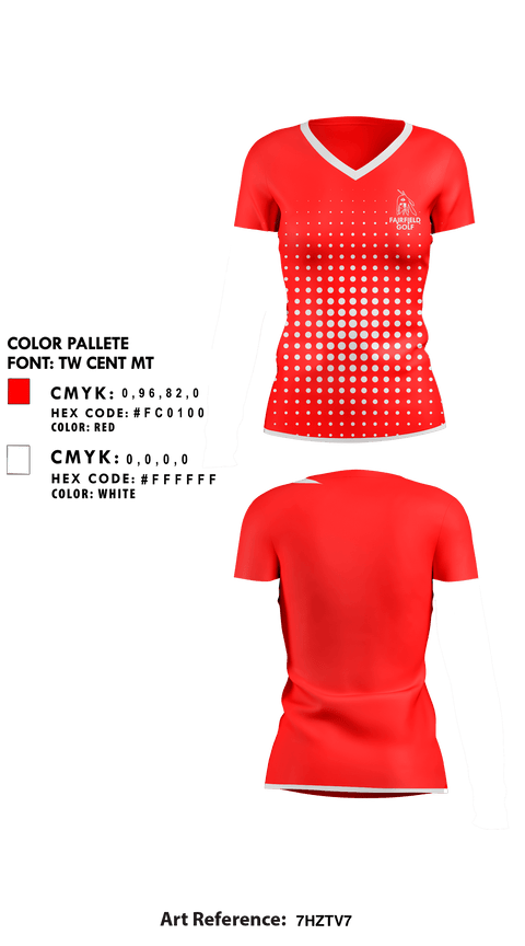 Womens Short Sleeve Vneck Shirt, Fairfield Senior High School Golf, Golf, Teamtime, Team time, sublimation, custom sports apparel, team uniforms, spirit wear, spiritwear, sports uniforms, custom shirts, team store, custom team store, fundraiser sports, apparel fundraiser