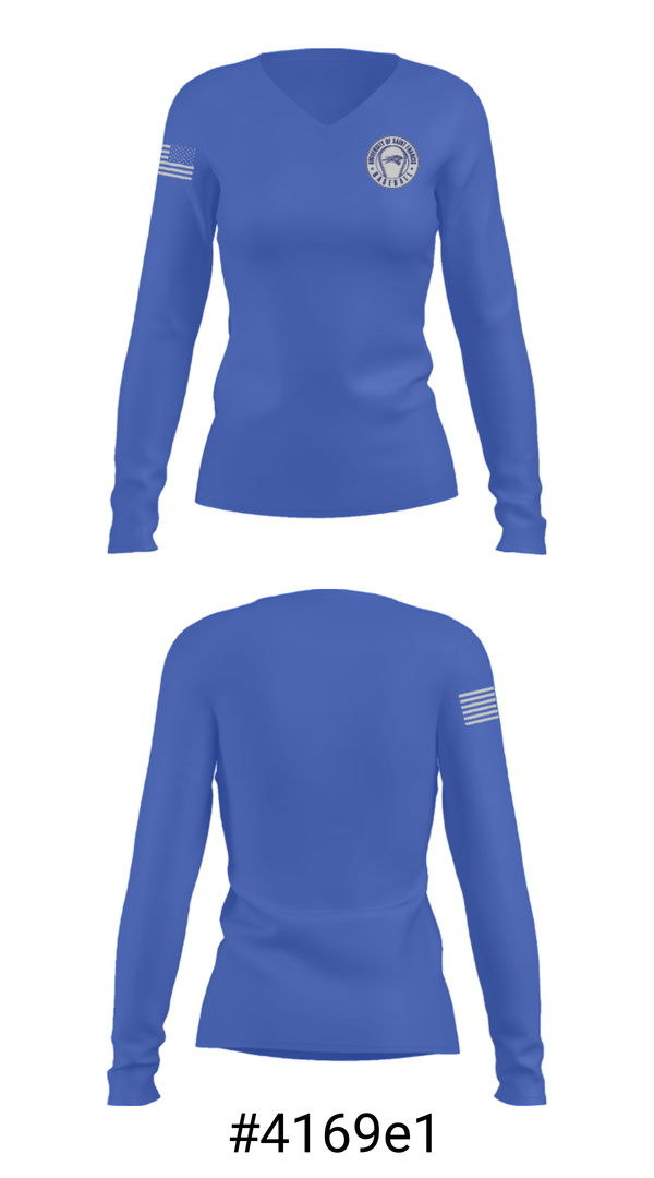 Women's Long Sleeve Vneck Shirt, University Of Saint Francis Baseball, Baseball, Teamtime, Team time, sublimation, custom sports apparel, team uniforms, spirit wear, spiritwear, sports uniforms, custom shirts, team store, custom team store, fundraiser sports, apparel fundraiser