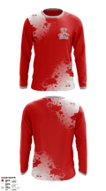 Ottumwa bulldogs 56232716 Long Sleeve Rash Guard Shirt - 1