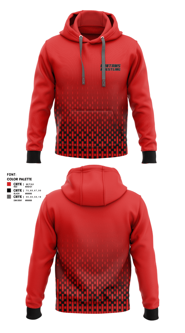 Hoodie, BANTAMS, Wrestling, Teamtime, Team time, sublimation, custom sports apparel, team uniforms, spirit wear, spiritwear, sports uniforms, custom shirts, team store, custom team store, fundraiser sports, apparel fundraiser