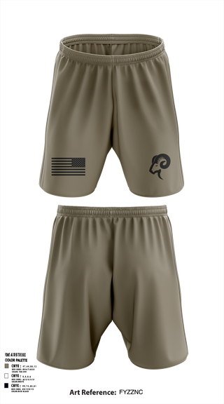 Athletic Shorts With Pockets, AFJROTC FL-034, Air Force, Teamtime, Team time, sublimation, custom sports apparel, team uniforms, spirit wear, spiritwear, sports uniforms, custom shirts, team store, custom team store, fundraiser sports, apparel fundraiser