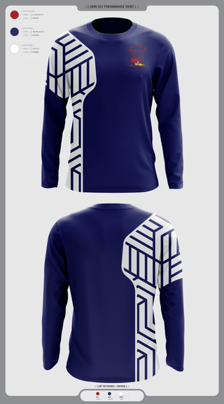Long Sleeve Performance Shirt, Holbrook High School Wrestling, Wrestling, Teamtime, Team time, sublimation, custom sports apparel, team uniforms, spirit wear, spiritwear, sports uniforms, custom shirts, team store, custom team store, fundraiser sports, apparel fundraiser