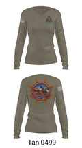 Navy Recruiting 74502123 Women's Long Sleeve V-neck Shirt - 73