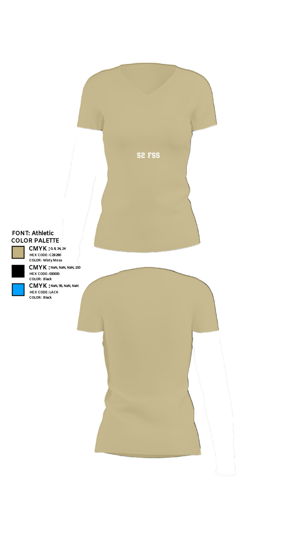 Womens Short Sleeve Vneck Shirt, 52 FSS, Air Force, Teamtime, Team time, sublimation, custom sports apparel, team uniforms, spirit wear, spiritwear, sports uniforms, custom shirts, team store, custom team store, fundraiser sports, apparel fundraiser