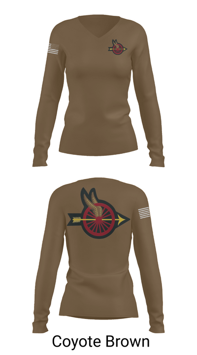Jefferson Area Motor Squad 38123236 Women's Long Sleeve V-neck Shirt - 16