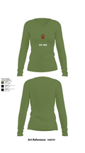 647 RSG 4218296 Women's Long Sleeve V-neck Shirt - 42