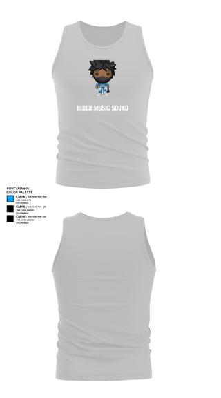 Tank Top, Rider Music Sound, , Teamtime, Team time, sublimation, custom sports apparel, team uniforms, spirit wear, spiritwear, sports uniforms, custom shirts, team store, custom team store, fundraiser sports, apparel fundraiser