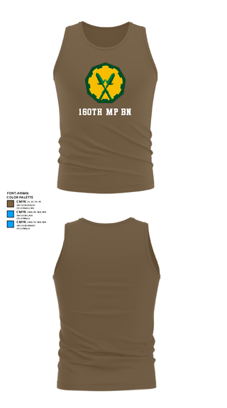 Tank Top, 160th mp bn, Army, Teamtime, Team time, sublimation, custom sports apparel, team uniforms, spirit wear, spiritwear, sports uniforms, custom shirts, team store, custom team store, fundraiser sports, apparel fundraiser