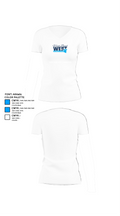 West Bend West Gymnastics 52133716 Women's Short Sleeve V-neck Shirt - 18