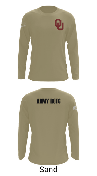 Long Sleeve Performance Shirt, OU Army ROTC, Army, Teamtime, Team time, sublimation, custom sports apparel, team uniforms, spirit wear, spiritwear, sports uniforms, custom shirts, team store, custom team store, fundraiser sports, apparel fundraiser