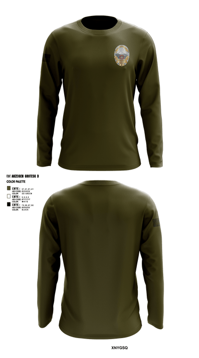 Monument Police Department 10917118 Long Sleeve Performance Shirt - 5