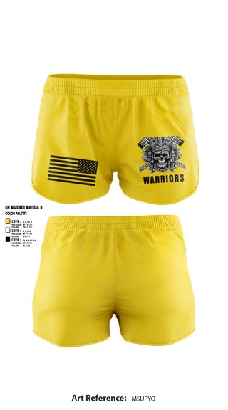 Ranger Panties, Warriors, Army, Teamtime, Team time, sublimation, custom sports apparel, team uniforms, spirit wear, spiritwear, sports uniforms, custom shirts, team store, custom team store, fundraiser sports, apparel fundraiser