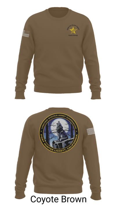 USAG Fort Hunter Liggett 63264859 Crew Neck Sweatshirt - 10