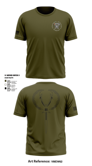 Short Sleeve Performance Shirt, XI. Inspektion, Army, Teamtime, Team time, sublimation, custom sports apparel, team uniforms, spirit wear, spiritwear, sports uniforms, custom shirts, team store, custom team store, fundraiser sports, apparel fundraiser