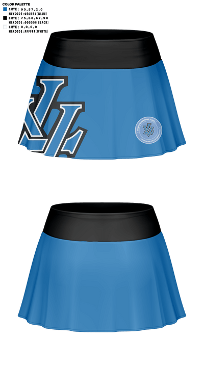 Warren Middle School Cheer 20624892 Skort - 41