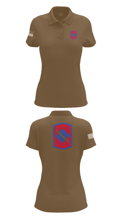 39th Infantry Brigade 34515329 Women's Short Sleeve Performance Polo  - 15