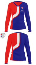 Spartanburg Christian Academy Track 19748550 Women's Long Sleeve V-neck Shirt - 36