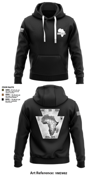 Hoodie, HHC 328th BSB, National Guard, Teamtime, Team time, sublimation, custom sports apparel, team uniforms, spirit wear, spiritwear, sports uniforms, custom shirts, team store, custom team store, fundraiser sports, apparel fundraiser