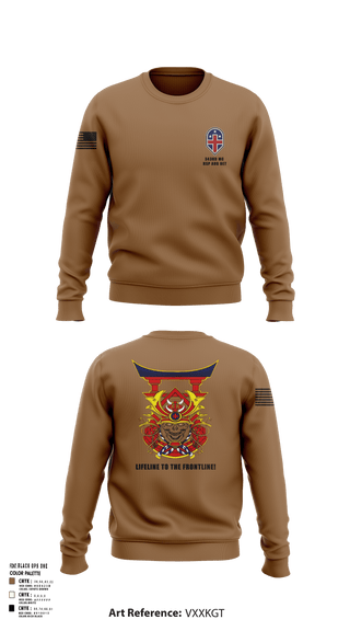 Crew Neck Sweatshirt, 343rd Medical Hospital Augmentation Detachment, , Teamtime, Team time, sublimation, custom sports apparel, team uniforms, spirit wear, spiritwear, sports uniforms, custom shirts, team store, custom team store, fundraiser sports, apparel fundraiser