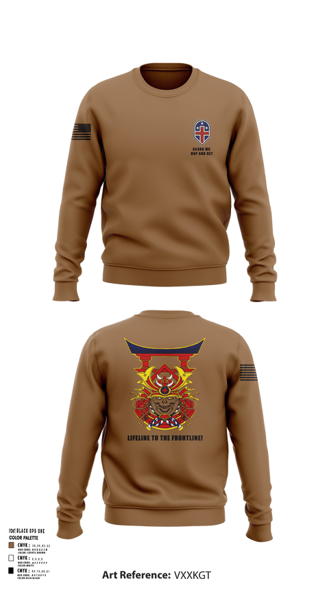 Crew Neck Sweatshirt, 343rd Medical Hospital Augmentation Detachment, , Teamtime, Team time, sublimation, custom sports apparel, team uniforms, spirit wear, spiritwear, sports uniforms, custom shirts, team store, custom team store, fundraiser sports, apparel fundraiser