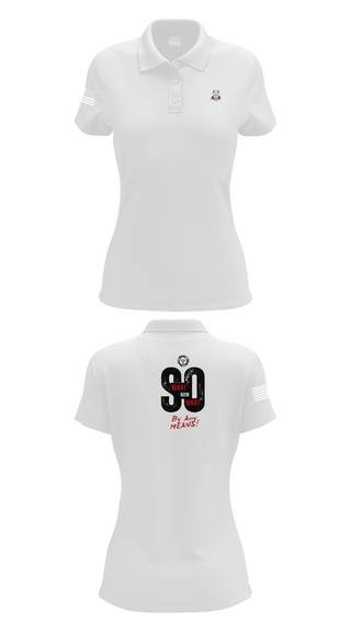 Womens Short Sleeve Performance Polo, TUNNEL VIZION, Spirit Store, Teamtime, Team time, sublimation, custom sports apparel, team uniforms, spirit wear, spiritwear, sports uniforms, custom shirts, team store, custom team store, fundraiser sports, apparel fundraiser