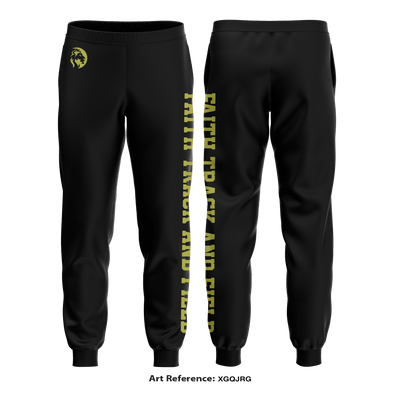 Faith Christian School Track and Field 35752528 Joggers - 1