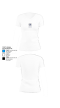 GCG BUILDING CONTRACTOR 38074769 Women's Short Sleeve V-neck Shirt - 18