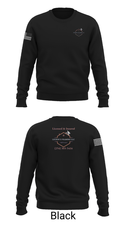 LEGION'S FRAMING LLC 97462768 Crew Neck Sweatshirt - 21