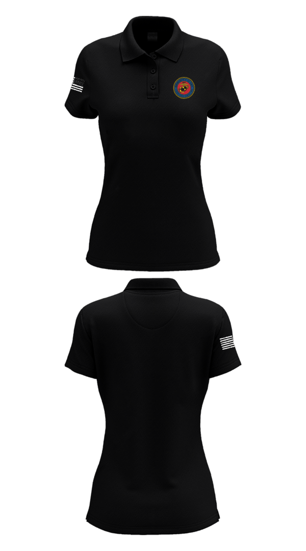 Women's Short Sleeve Performance Polo, 189/34th unit, Marines, Teamtime, Team time, sublimation, custom sports apparel, team uniforms, spirit wear, spiritwear, sports uniforms, custom shirts, team store, custom team store, fundraiser sports, apparel fundraiser