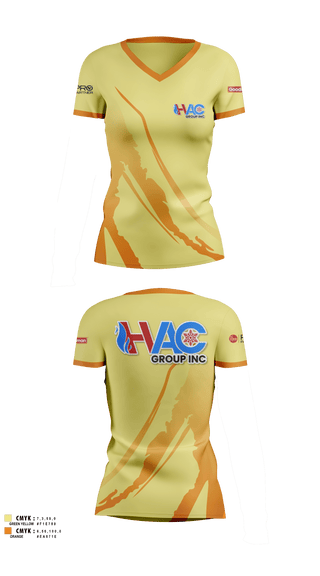 Womens Short Sleeve Vneck Shirt, HVAC group Inc, , Teamtime, Team time, sublimation, custom sports apparel, team uniforms, spirit wear, spiritwear, sports uniforms, custom shirts, team store, custom team store, fundraiser sports, apparel fundraiser