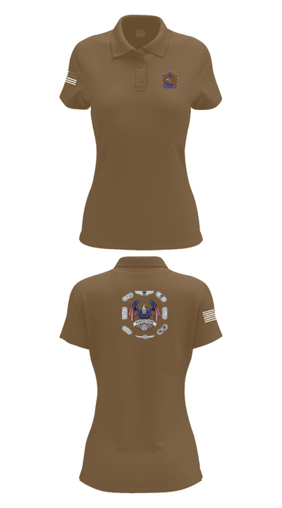 22nd OSS 19012773 Women's Short Sleeve Performance Polo  - 15