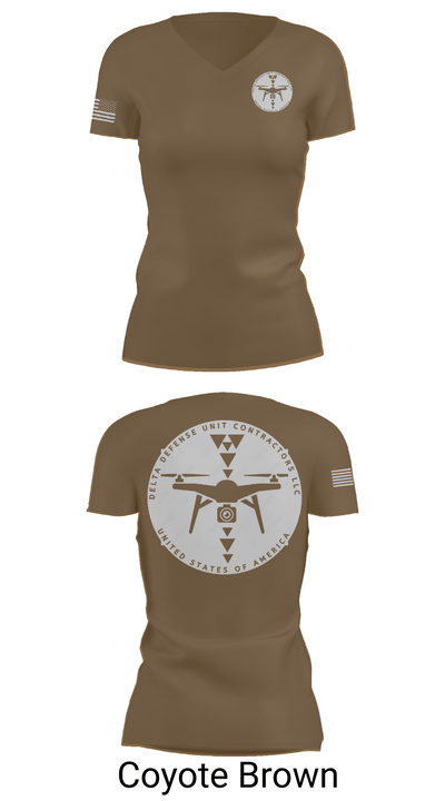 Delta Defense Unit 32292143 Women's Short Sleeve V-neck Shirt - 8