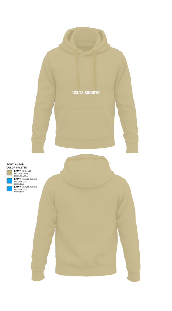 Hoodie, Delta Knights, , Teamtime, Team time, sublimation, custom sports apparel, team uniforms, spirit wear, spiritwear, sports uniforms, custom shirts, team store, custom team store, fundraiser sports, apparel fundraiser