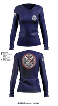 GFR Station 3 95444418 Women's Long Sleeve V-neck Shirt - 105