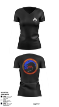 3D MLG CLR-37 49550102 Women's Short Sleeve V-neck Shirt - 1