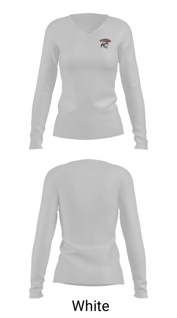 Women's Long Sleeve Vneck Shirt, Sevastopol High School Softball, Softball, Teamtime, Team time, sublimation, custom sports apparel, team uniforms, spirit wear, spiritwear, sports uniforms, custom shirts, team store, custom team store, fundraiser sports, apparel fundraiser