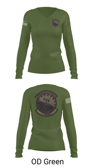 Womens Long Sleeve Vneck Shirt, 1 SOAMXS, Air Force, Teamtime, Team time, sublimation, custom sports apparel, team uniforms, spirit wear, spiritwear, sports uniforms, custom shirts, team store, custom team store, fundraiser sports, apparel fundraiser