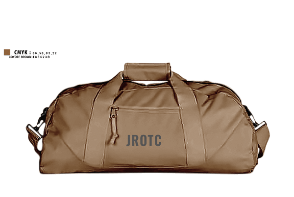 Duffle Bag, JROTC, Army, Teamtime, Team time, sublimation, custom sports apparel, team uniforms, spirit wear, spiritwear, sports uniforms, custom shirts, team store, custom team store, fundraiser sports, apparel fundraiser