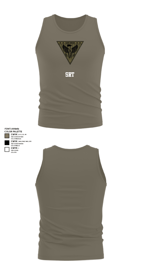 Tank Top, SRT, Police, Teamtime, Team time, sublimation, custom sports apparel, team uniforms, spirit wear, spiritwear, sports uniforms, custom shirts, team store, custom team store, fundraiser sports, apparel fundraiser