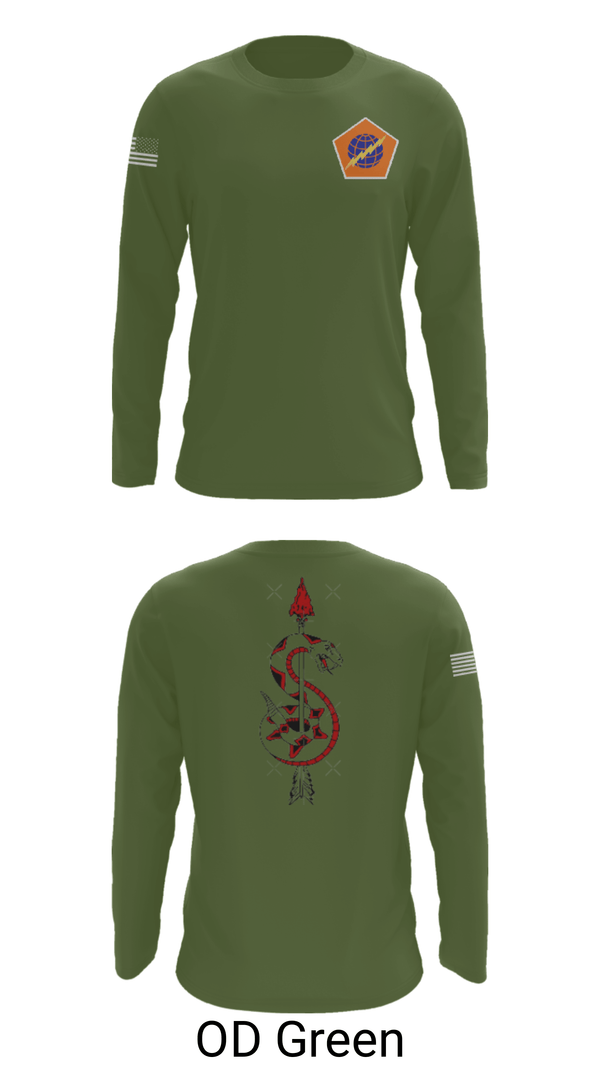Long Sleeve Performance Shirt, 98th Expeditionary Signal Battalion, Army, Teamtime, Team time, sublimation, custom sports apparel, team uniforms, spirit wear, spiritwear, sports uniforms, custom shirts, team store, custom team store, fundraiser sports, apparel fundraiser