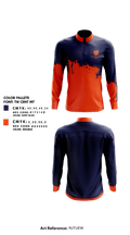 Bland County High School Golf 12644196 Quarter Zip Jacket - 1