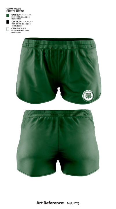 Burley High School Band 49508417 Women's Shorts - 1 (2)