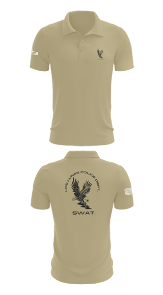 Short Sleeve Performance Polo, LOS LUNAS POLICE DEPT. SWAT, , Teamtime, Team time, sublimation, custom sports apparel, team uniforms, spirit wear, spiritwear, sports uniforms, custom shirts, team store, custom team store, fundraiser sports, apparel fundraiser